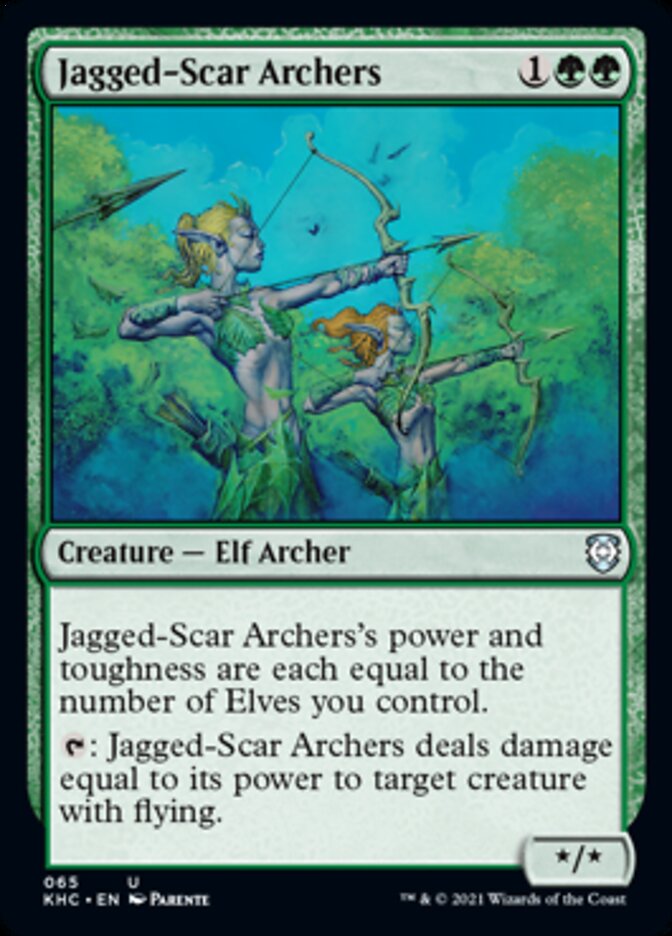 Jagged-Scar Archers [Kaldheim Commander] | Spectrum Games