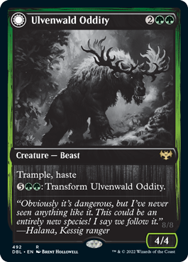 Ulvenwald Oddity // Ulvenwald Behemoth [Innistrad: Double Feature] | Spectrum Games
