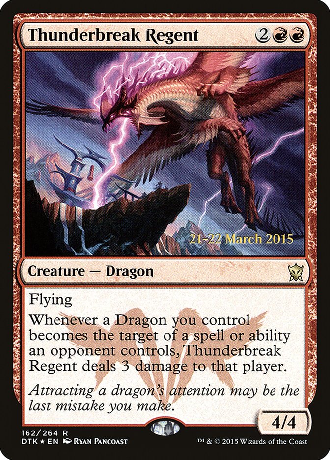 Thunderbreak Regent  [Dragons of Tarkir Prerelease Promos] | Spectrum Games