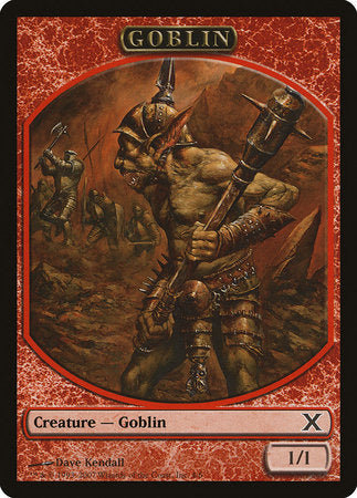 Goblin Token [Tenth Edition Tokens] | Spectrum Games