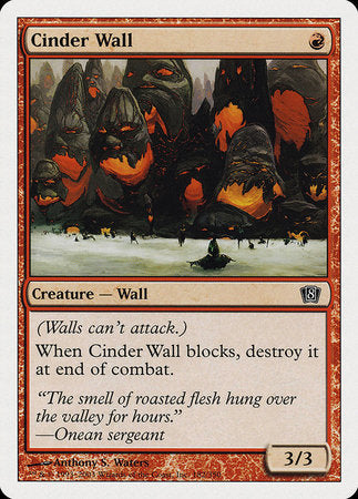 Cinder Wall [Eighth Edition] | Spectrum Games