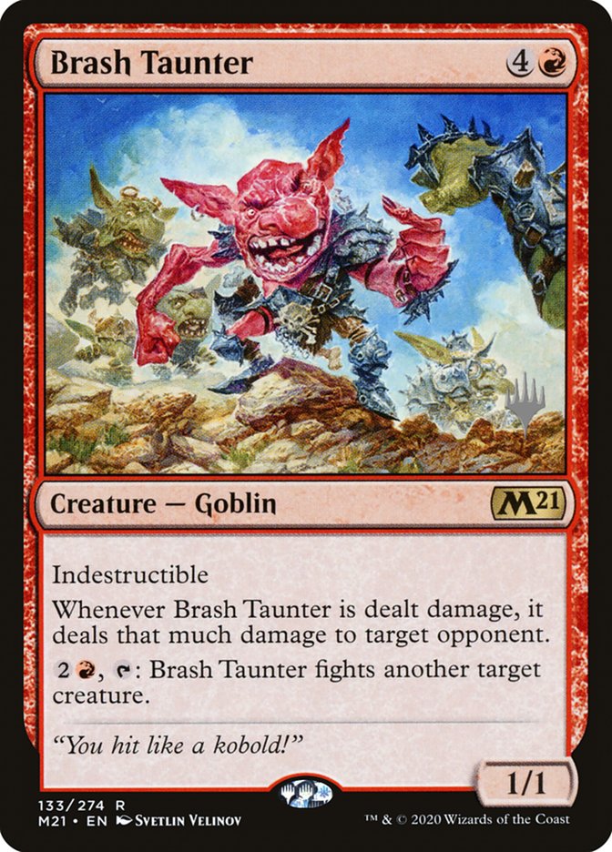 Brash Taunter (Promo Pack) [Core Set 2021 Promos] | Spectrum Games