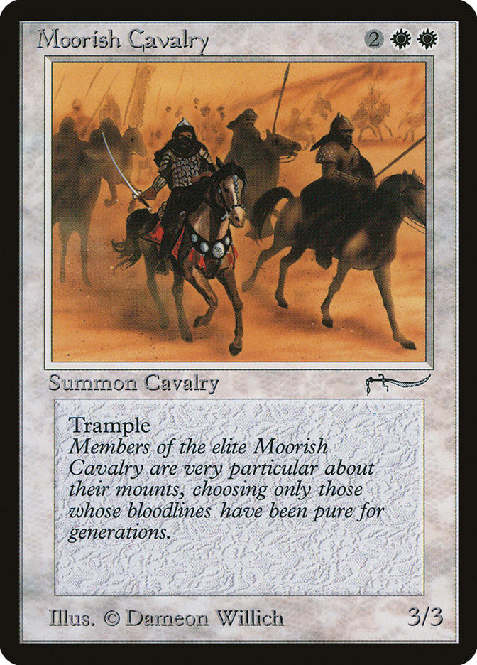 Moorish Cavalry (Dark Mana Cost) [Arabian Nights] | Spectrum Games