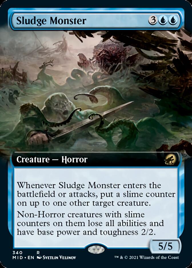 Sludge Monster (Extended) [Innistrad: Midnight Hunt] | Spectrum Games