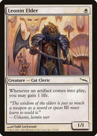Leonin Elder [Mirrodin] | Spectrum Games