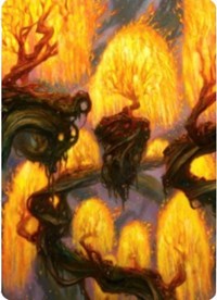 Grove of the Burnwillows Art Card [Zendikar Rising Art Series] | Spectrum Games