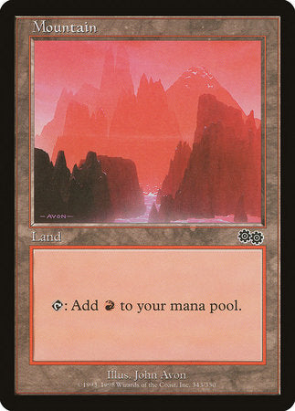 Mountain (343) [Urza's Saga] | Spectrum Games