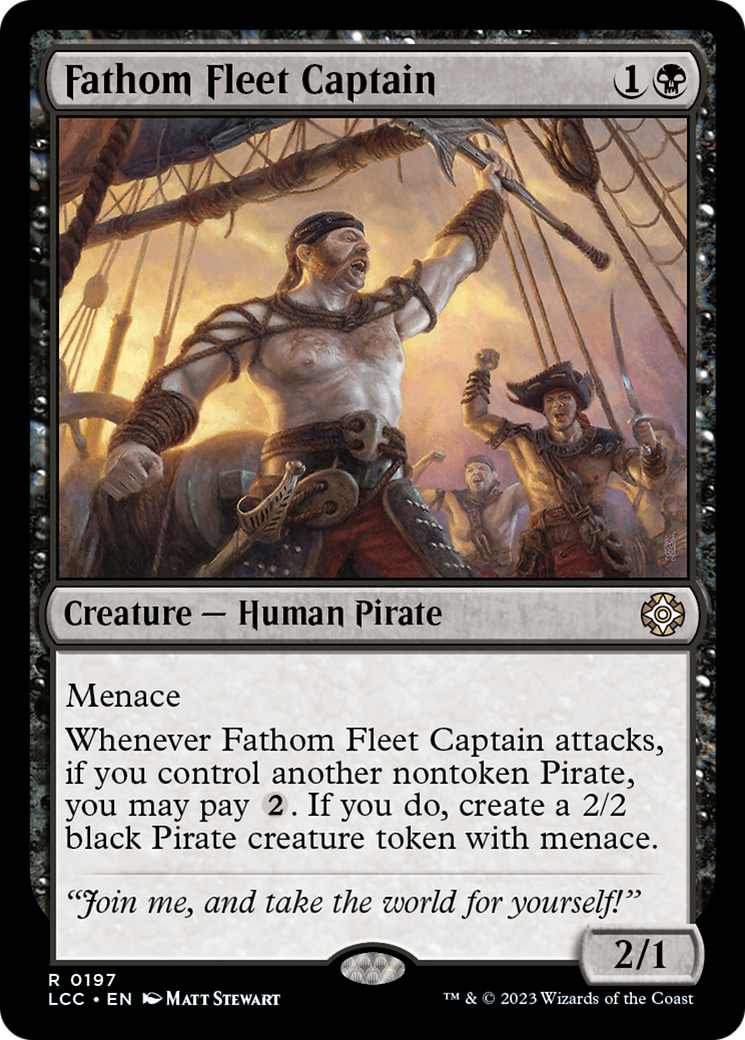 Fathom Fleet Captain [The Lost Caverns of Ixalan Commander] | Spectrum Games