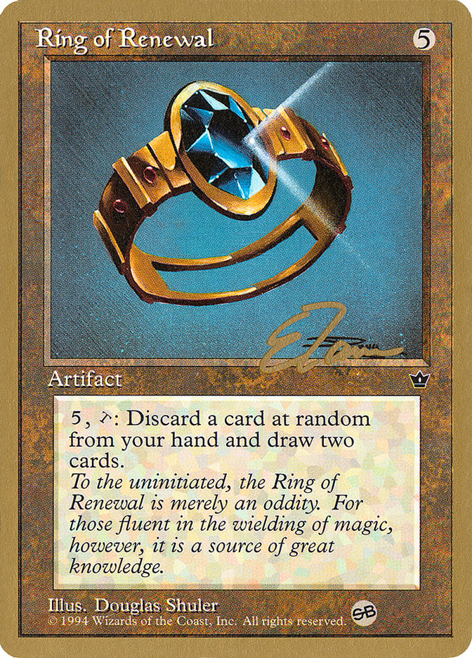 Ring of Renewal (Eric Tam) (SB) [Pro Tour Collector Set] | Spectrum Games