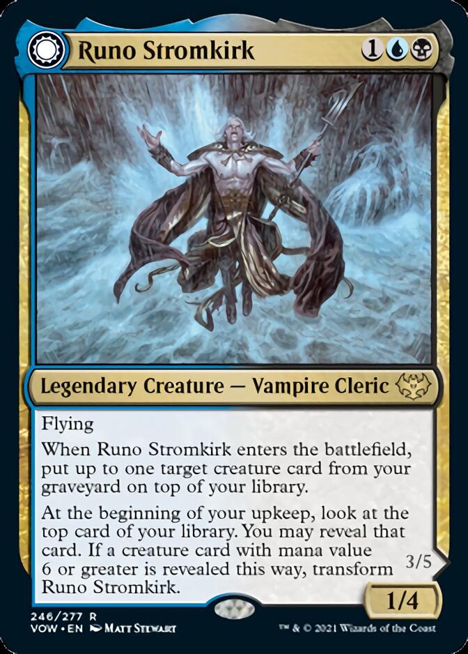 Runo Stromkirk // Krothuss, Lord of the Deep [Innistrad: Crimson Vow] | Spectrum Games