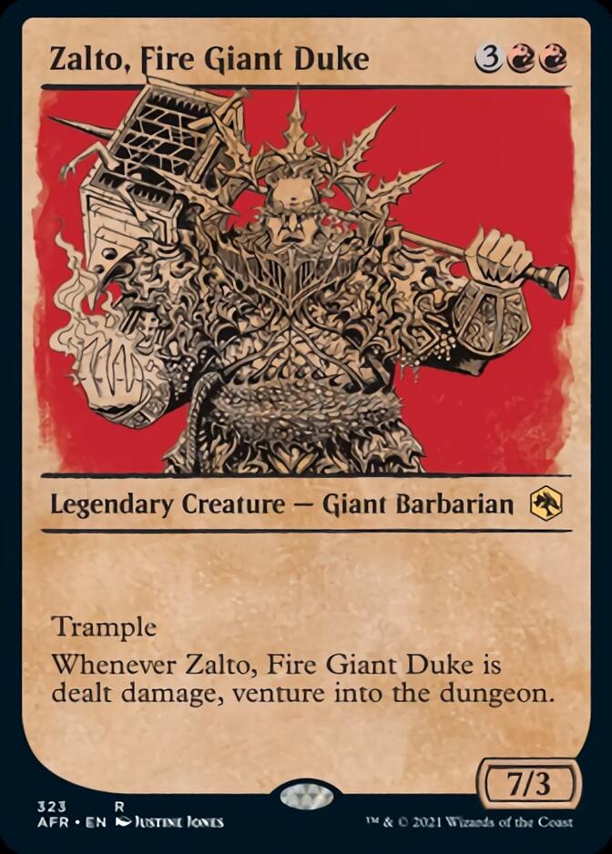 Zalto, Fire Giant Duke (Showcase) [Dungeons & Dragons: Adventures in the Forgotten Realms] | Spectrum Games