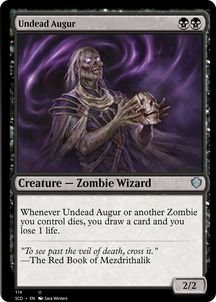 Undead Augur [Starter Commander Decks] | Spectrum Games