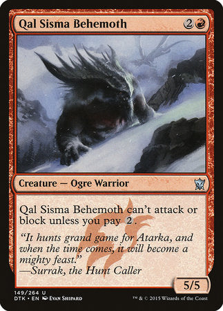 Qal Sisma Behemoth [Dragons of Tarkir] | Spectrum Games