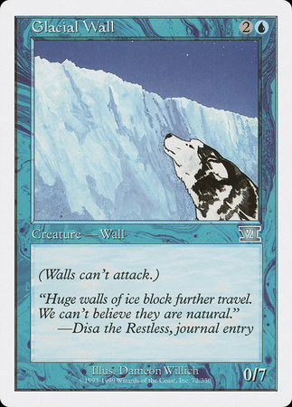 Glacial Wall [Classic Sixth Edition] | Spectrum Games