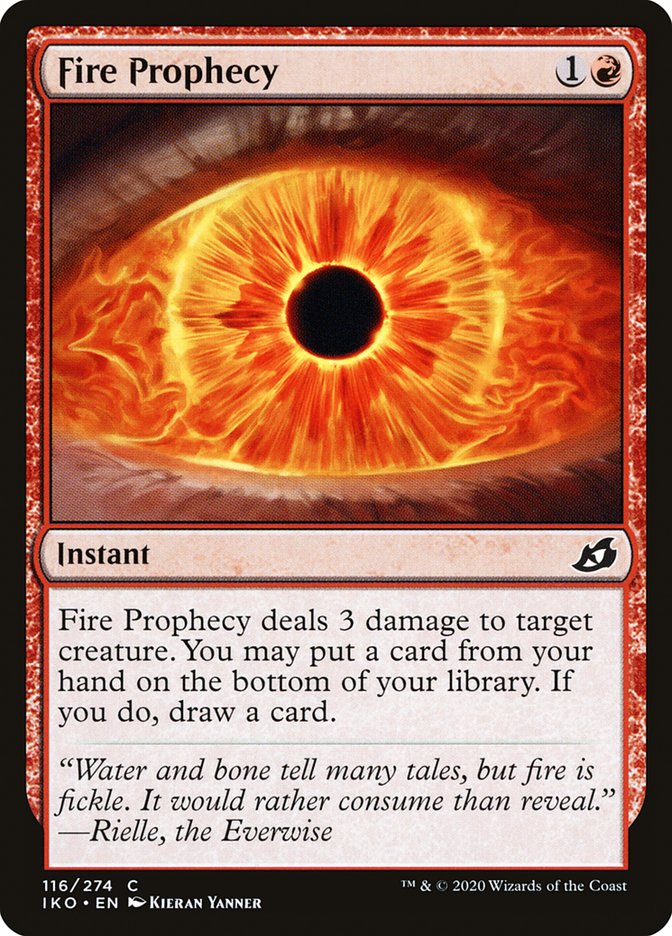 Fire Prophecy [Ikoria: Lair of Behemoths] | Spectrum Games