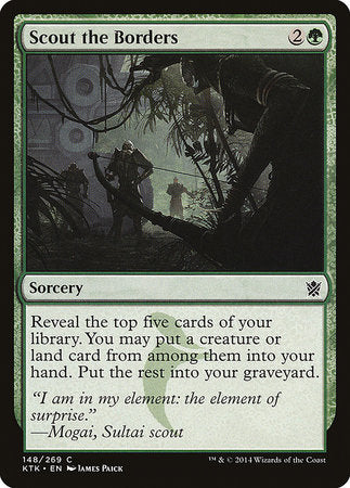 Scout the Borders [Khans of Tarkir] | Spectrum Games