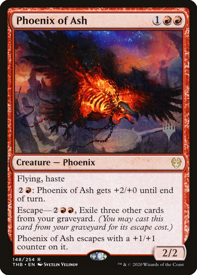 Phoenix of Ash (Promo Pack) [Theros Beyond Death Promos] | Spectrum Games