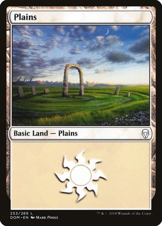 Plains (253) [Dominaria] | Spectrum Games