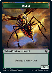 Insect // Cat Beast Double-Sided Token [Starter Commander Decks] | Spectrum Games