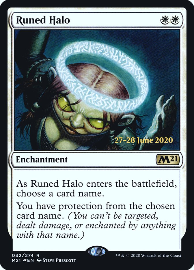 Runed Halo  [Core Set 2021 Prerelease Promos] | Spectrum Games