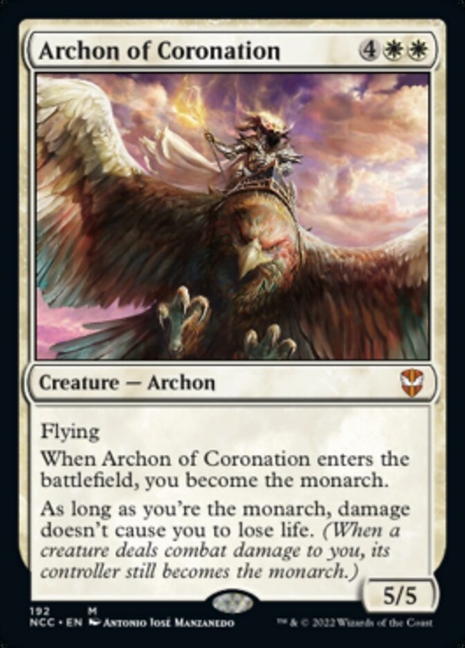 Archon of Coronation [Streets of New Capenna Commander] | Spectrum Games