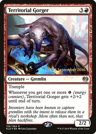 Territorial Gorger [Kaladesh Promos] | Spectrum Games