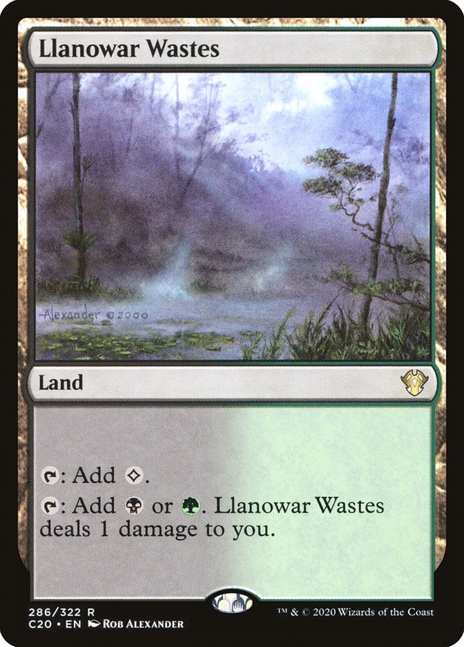 Llanowar Wastes [Commander 2020] | Spectrum Games