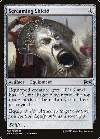 Screaming Shield [Ravnica Allegiance] | Spectrum Games