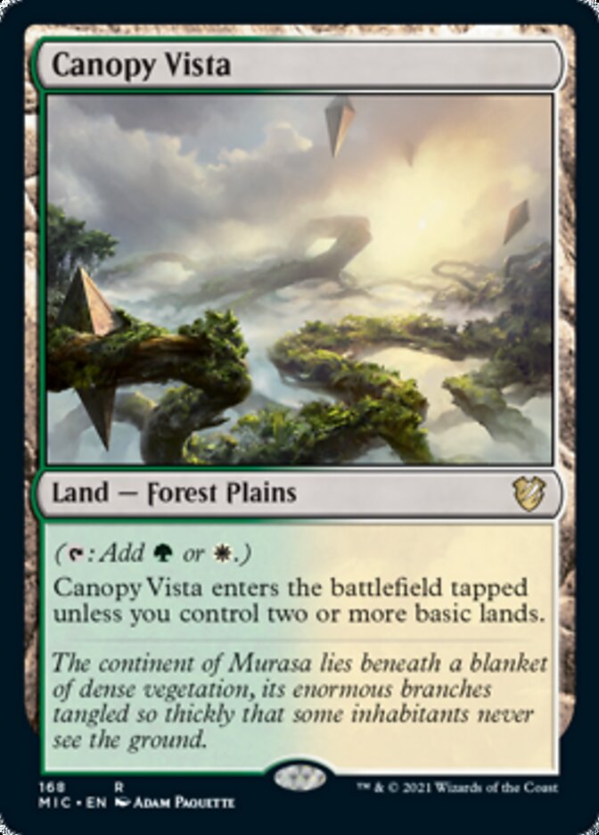 Canopy Vista [Innistrad: Midnight Hunt Commander] | Spectrum Games