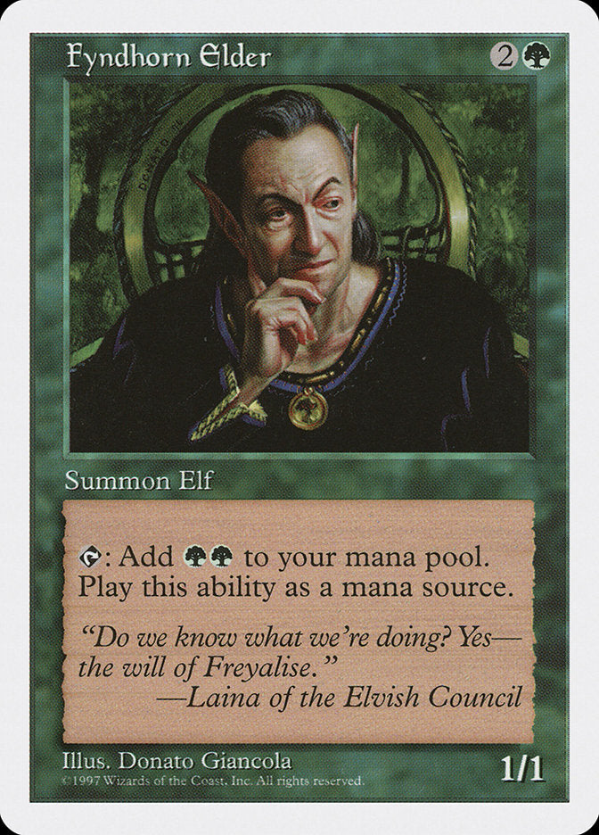 Fyndhorn Elder [Fifth Edition] | Spectrum Games