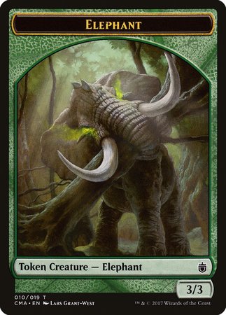 Elephant Token (010) [Commander Anthology Tokens] | Spectrum Games