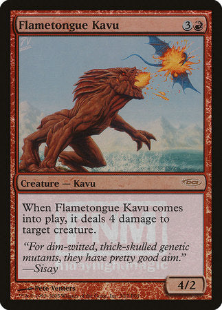 Flametongue Kavu [Friday Night Magic 2005] | Spectrum Games
