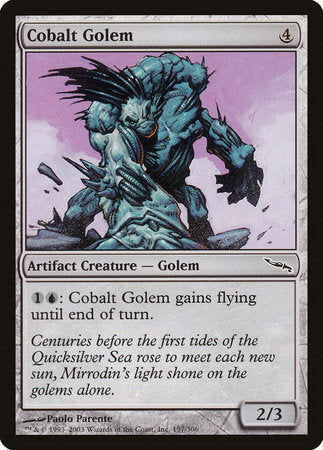 Cobalt Golem [Mirrodin] | Spectrum Games