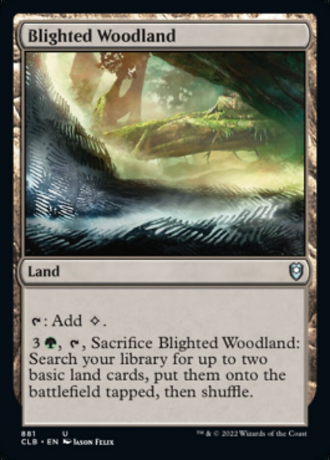 Blighted Woodland [Commander Legends: Battle for Baldur's Gate] | Spectrum Games