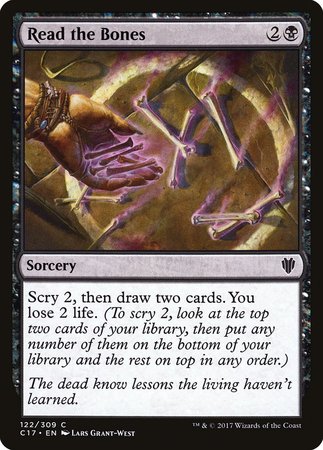 Read the Bones [Commander 2017] | Spectrum Games