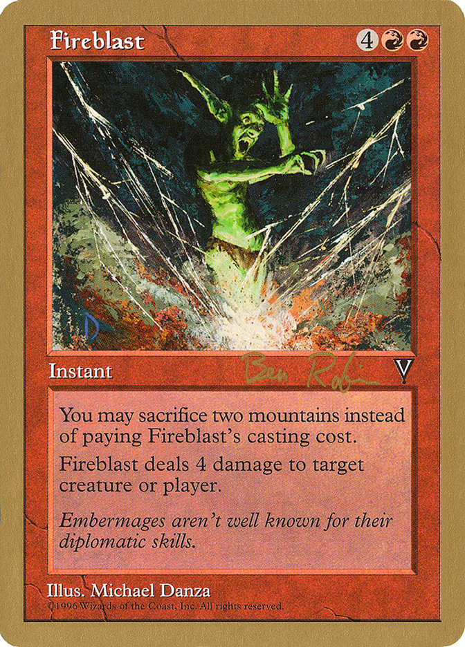 Fireblast (Ben Rubin) [World Championship Decks 1998] | Spectrum Games