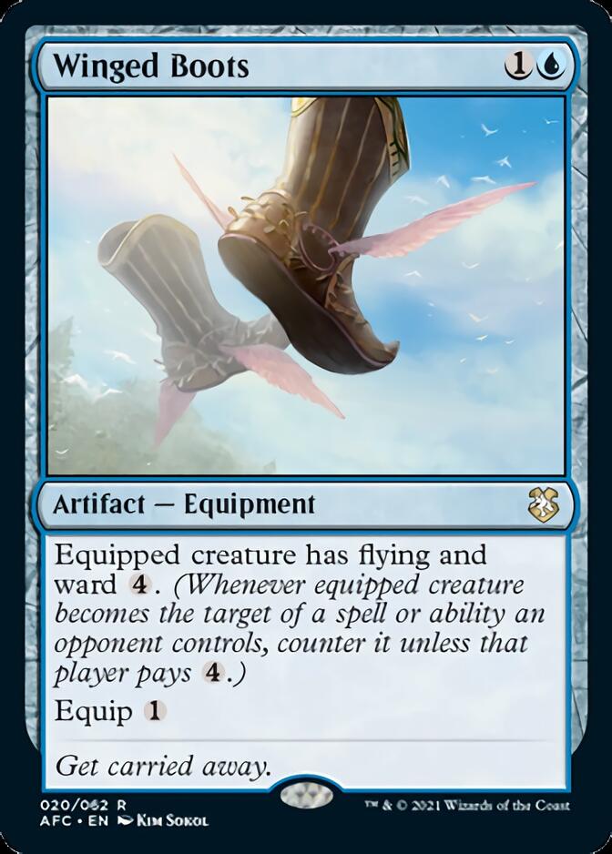 Winged Boots [Dungeons & Dragons: Adventures in the Forgotten Realms Commander] | Spectrum Games