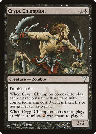 Crypt Champion [Dissension] | Spectrum Games