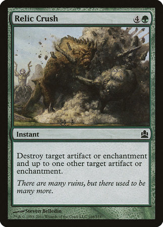 Relic Crush [Commander 2011] | Spectrum Games