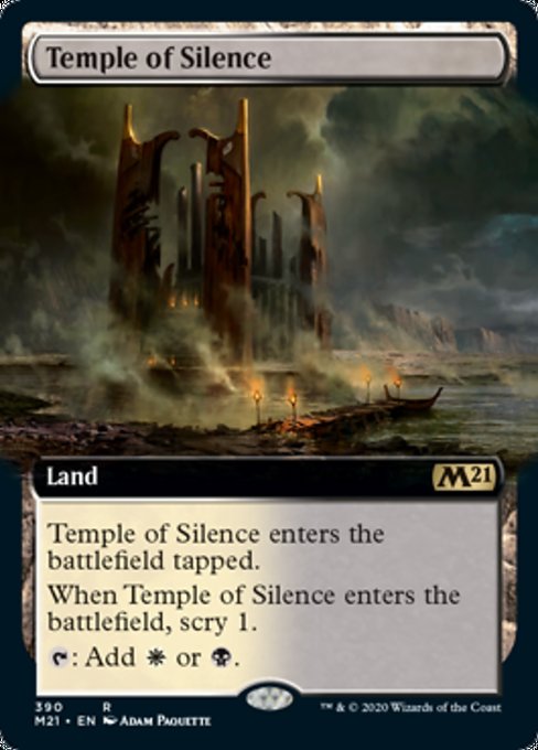 Temple of Silence (Extended Art) [Core Set 2021] | Spectrum Games