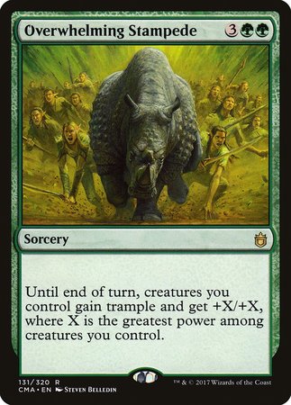 Overwhelming Stampede [Commander Anthology] | Spectrum Games