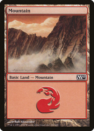 Mountain (242) [Magic 2010] | Spectrum Games