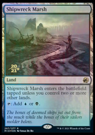 Shipwreck Marsh [Innistrad: Midnight Hunt Prerelease Promos] | Spectrum Games