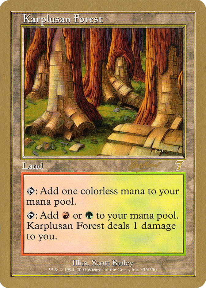 Karplusan Forest (Sim Han How) [World Championship Decks 2002] | Spectrum Games