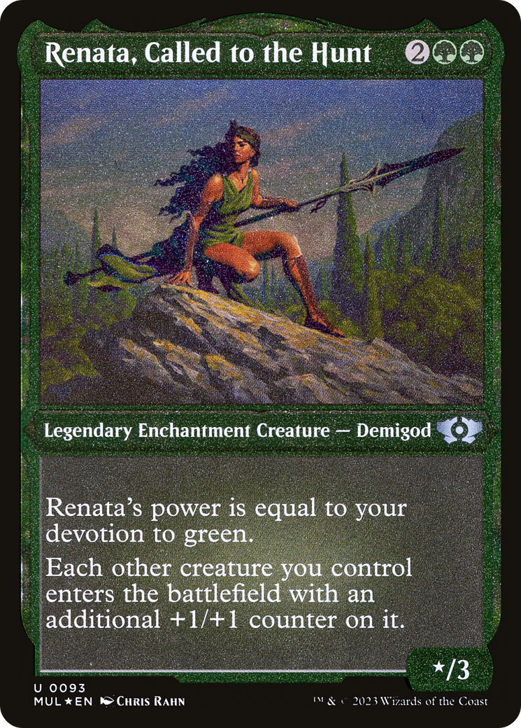 Renata, Called to the Hunt (Foil Etched) [Multiverse Legends] | Spectrum Games