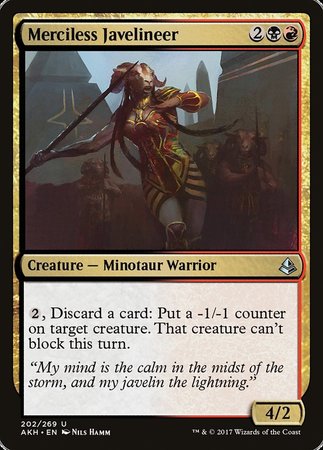 Merciless Javelineer [Amonkhet] | Spectrum Games