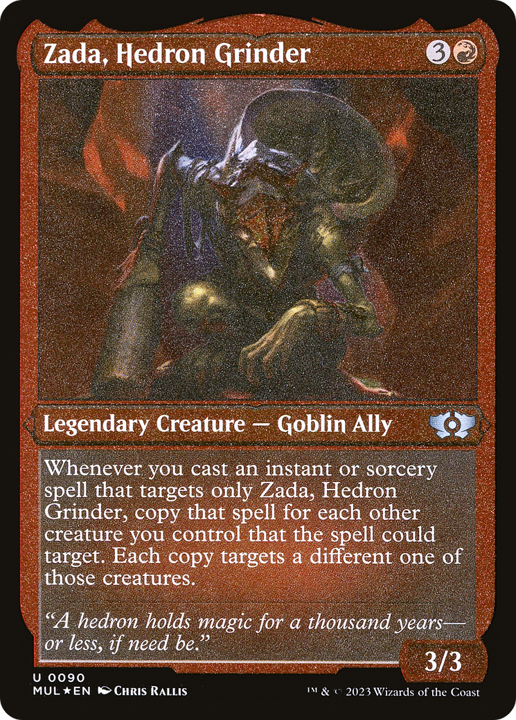 Zada, Hedron Grinder (Foil Etched) [Multiverse Legends] | Spectrum Games