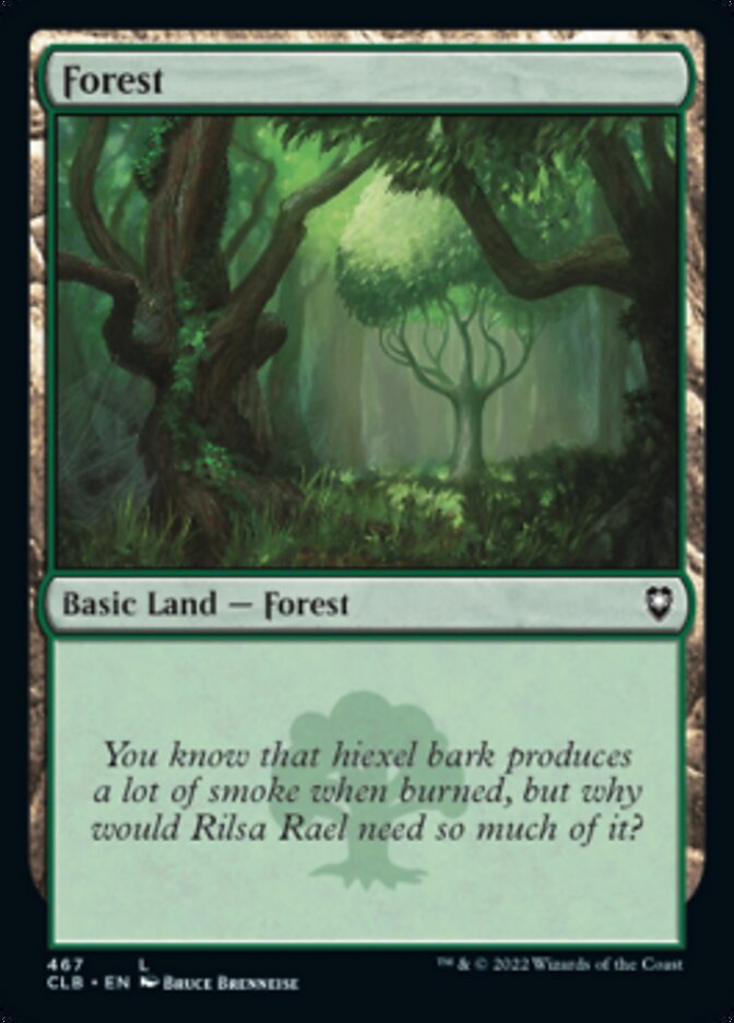 Forest (467) [Commander Legends: Battle for Baldur's Gate] | Spectrum Games