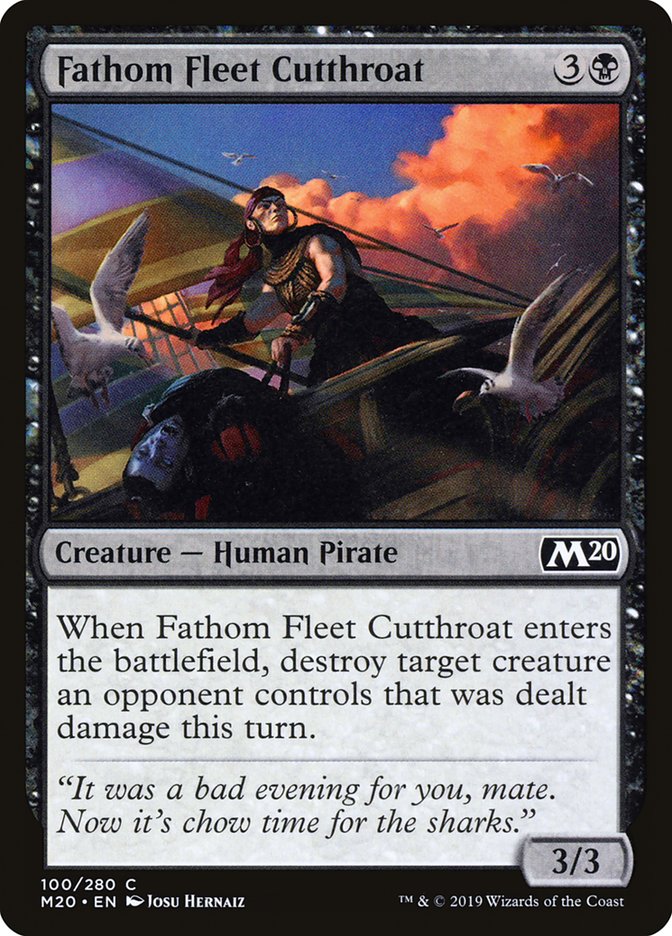 Fathom Fleet Cutthroat [Core Set 2020] | Spectrum Games