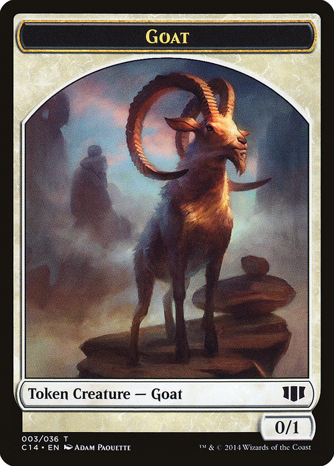 Wurm (033/036) // Goat Double-sided Token [Commander 2014 Tokens] | Spectrum Games